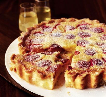 Limoncello plum tart