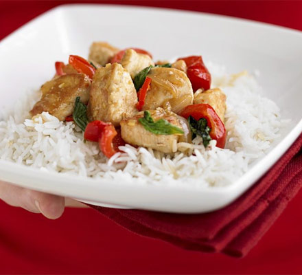 Chicken stir-fry in 4 easy steps