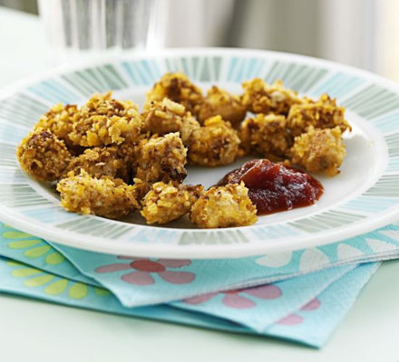 Crisp chicken bites