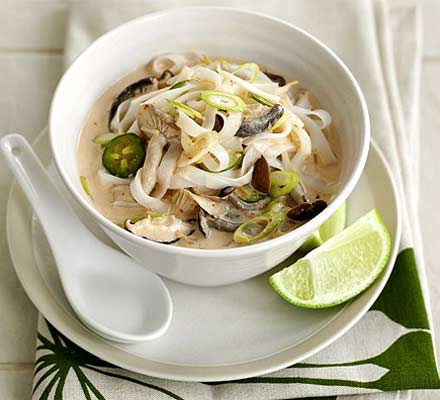 Spicy coconut noodle soup
