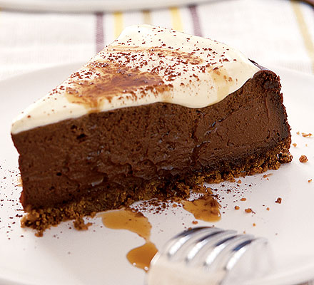 Kahlúa chocolate cheesecake