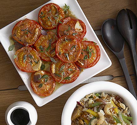 Honey & thyme tomatoes