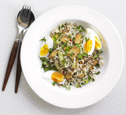 Spicy tofu kedgeree