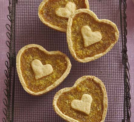 Treacle tart hearts