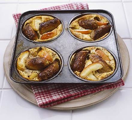 Sausage & apple Toad-in-the-hole