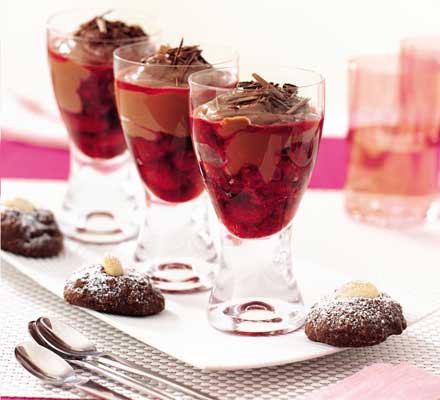 Chocolate & raspberry creams