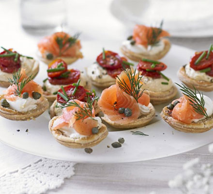 Savoury parmesan tartlets