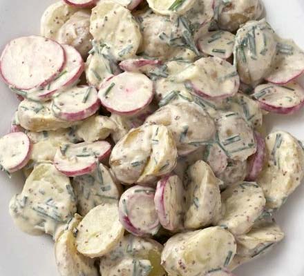 Potato & radish salad