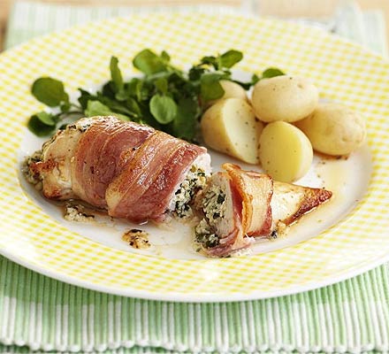 Peppered chicken with watercress