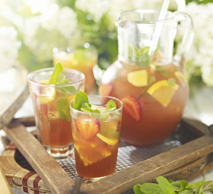 Pimm’s iced tea