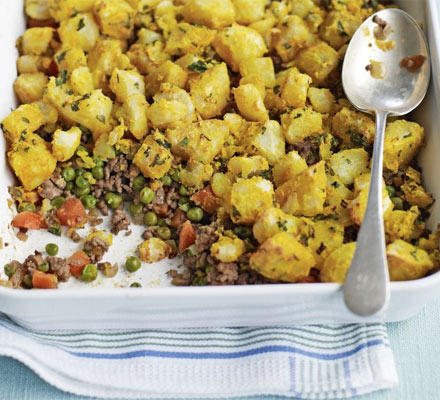 Indian-spiced shepherd’s pie