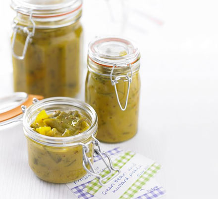 Green bean & mustard pickle