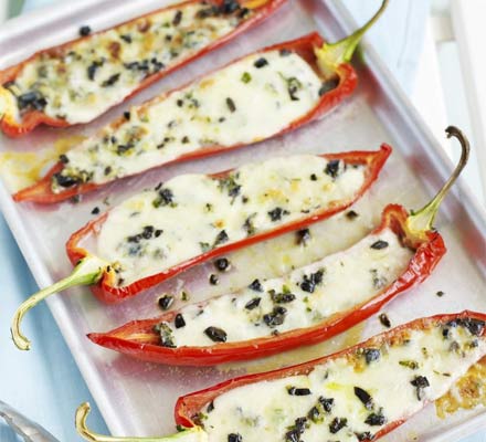 Stuffed sweet peppers