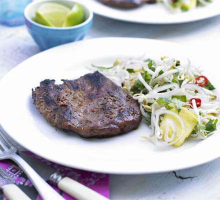 Barbecued chilli duck & pineapple salad