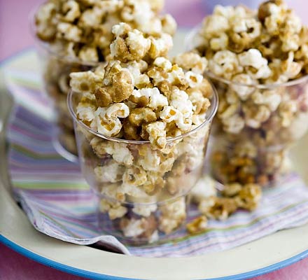 Sticky popcorn pots