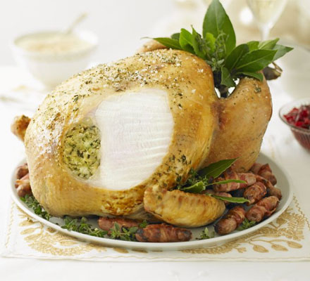 Herb-roast turkey