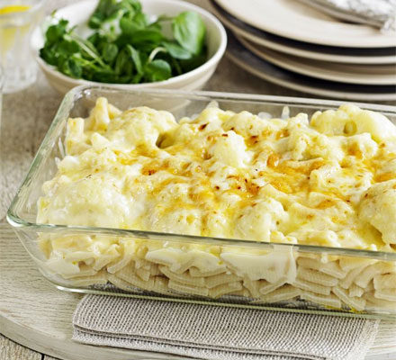 Cauliflower & macaroni cheese