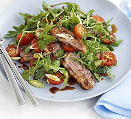 Oriental duck salad