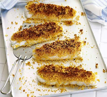 Curry-crusted fish