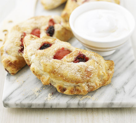 Blackberry & apple pasties