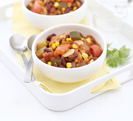 Vegetable & bean chilli