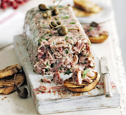 Ham hock & mustard terrine