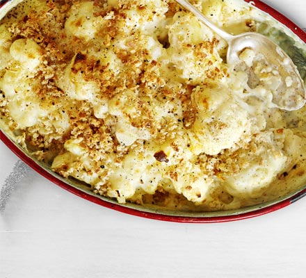 Creamy baked cauliflower