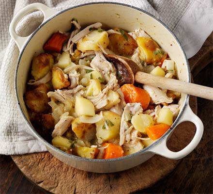 Leftover turkey casserole