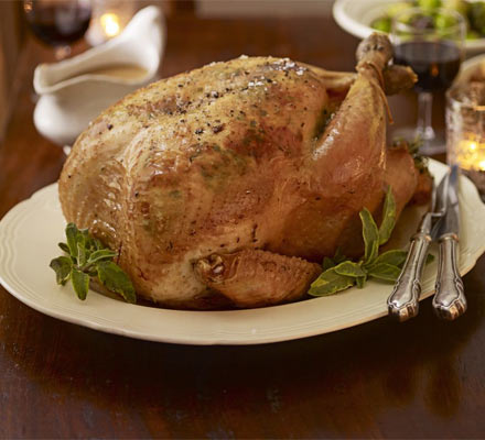 Orange & tarragon roast turkey