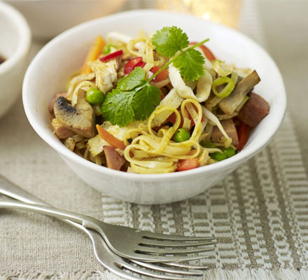 Turkey Singapore noodles