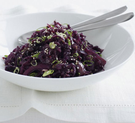 Chinese braised red cabbage