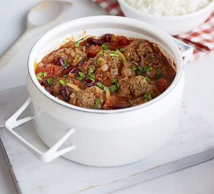 Smoky Mexican meatball stew