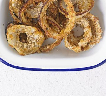 Crispy Cajun onion rings