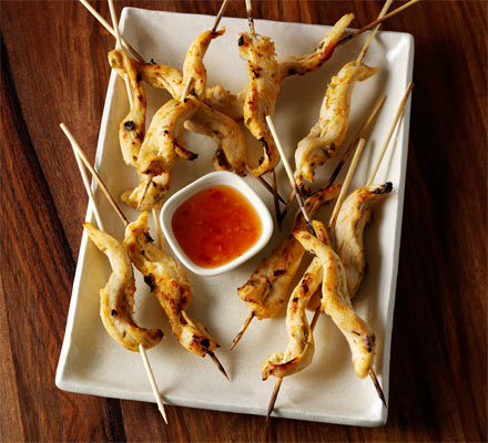 Thai chicken skewers