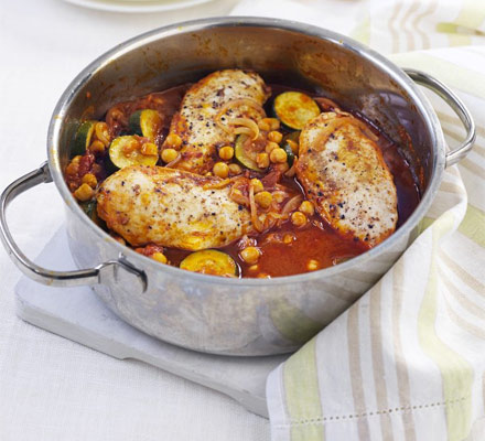 One-pot Moroccan chicken
