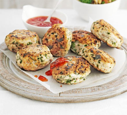 Gingered chicken patties