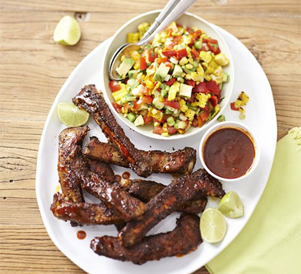 Mexican-style chilli ribs
