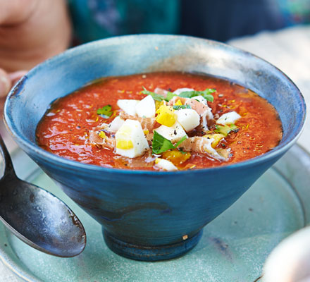 Salmorejo – Rustic tomato soup with olive oil & bread