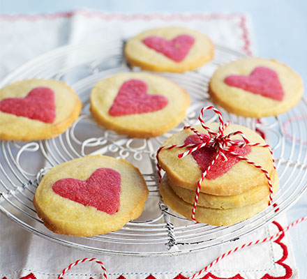 Slice-and-bake Valentine’s biscuits