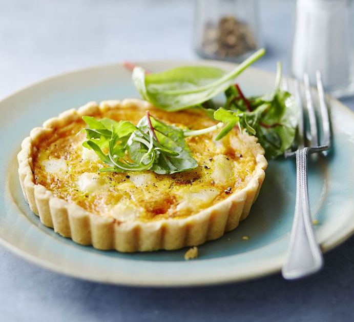 Smoked haddock tarts