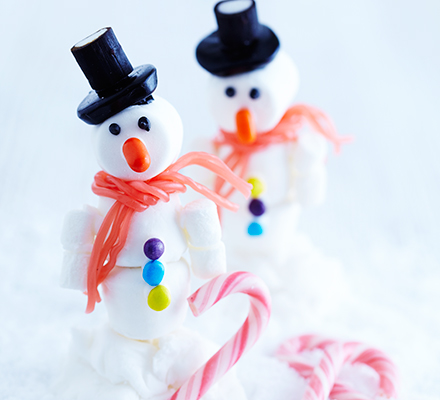 Jolly marshmallow snowmen
