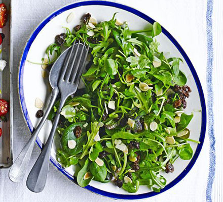 Spinach & watercress salad