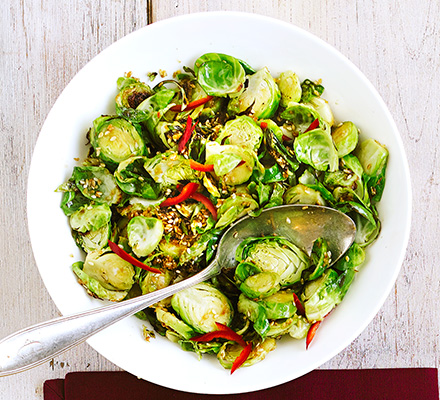 Toasted sesame sprouts