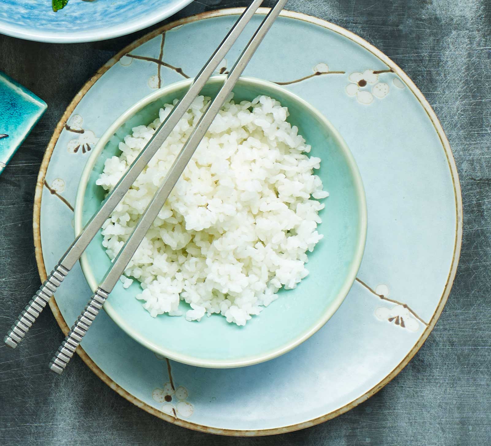 Steamed white rice