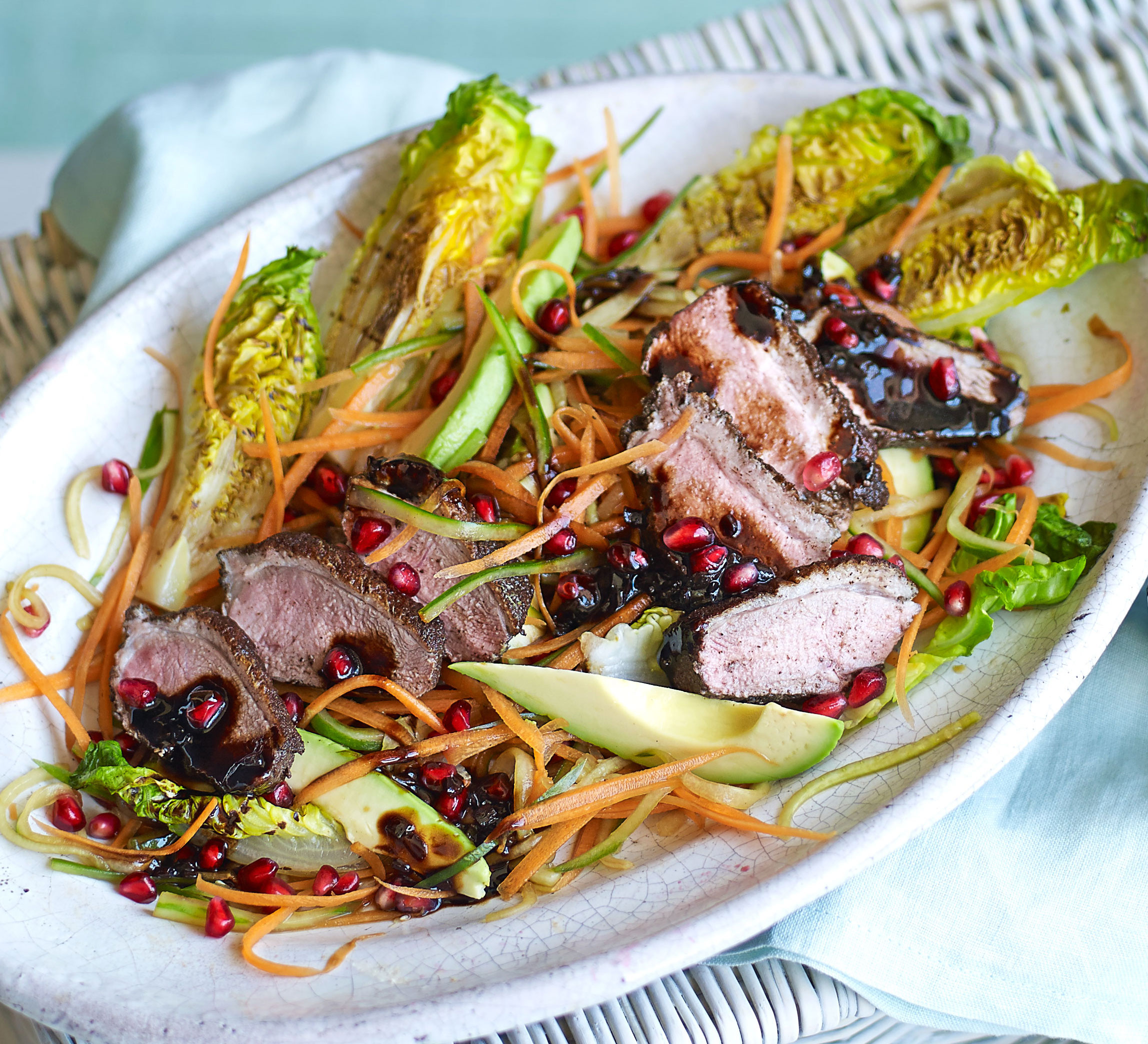 Summer duck salad