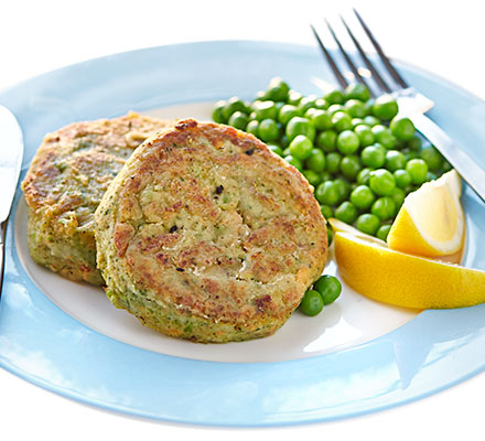 Super-green fish cakes