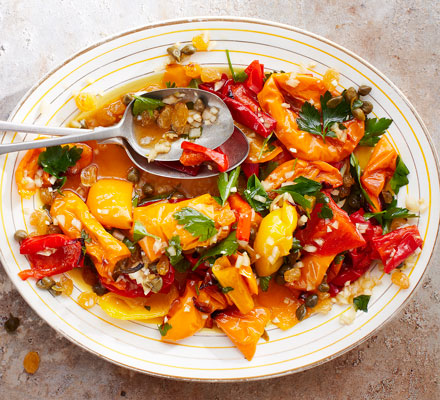 Sweet pepperonata salad