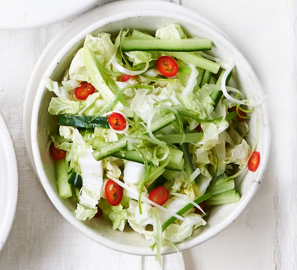 Thai cucumber slaw