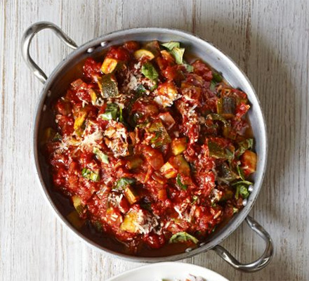 Tomato & courgette stew