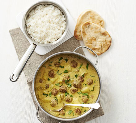 Turkey meatball & pineapple curry